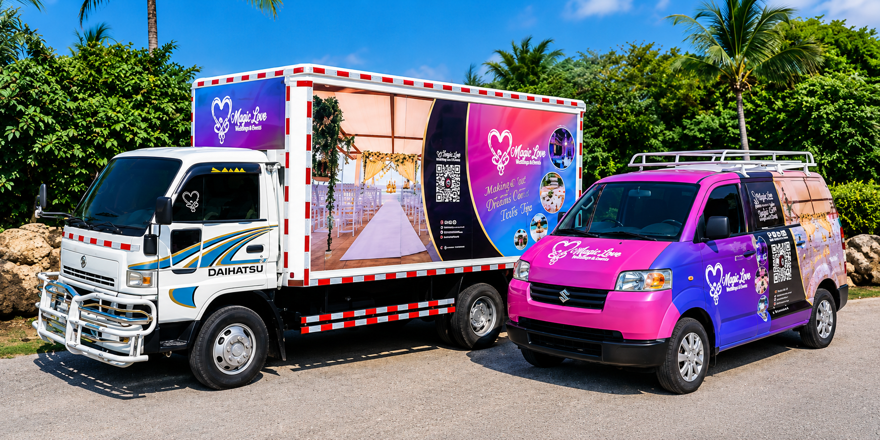 Magic Love Weddings — flota de transporte de eventos
